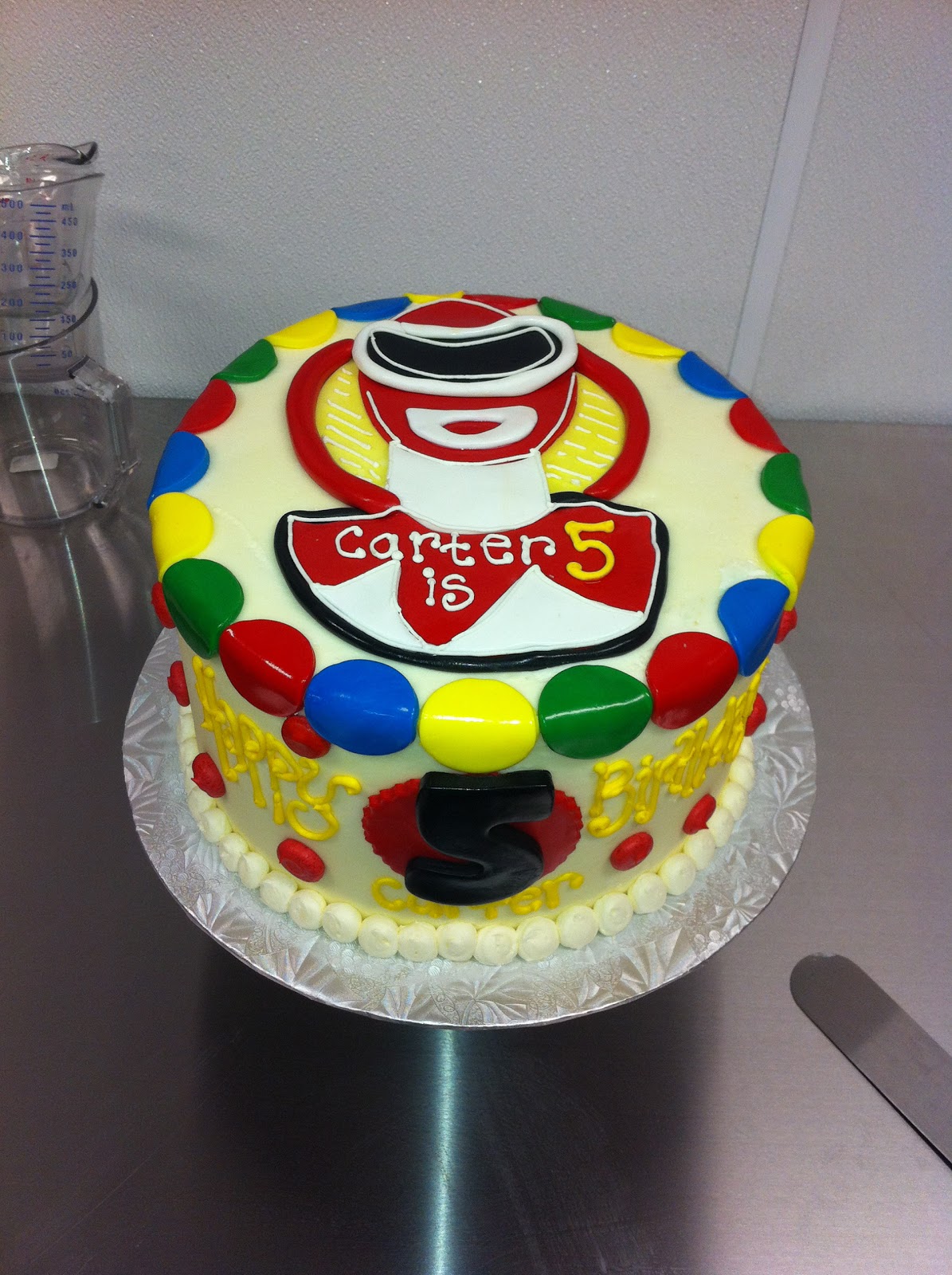 Leah's Sweet Treats Red Power Rangers Cake