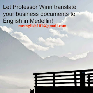 Traducciones español-inglés en Medellin - Professor Winn
