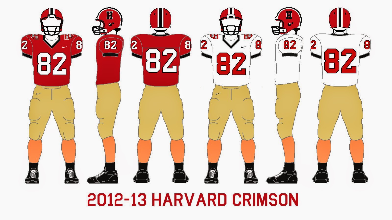 Gridiron Garb Harvard Crimson (201213, 196770)