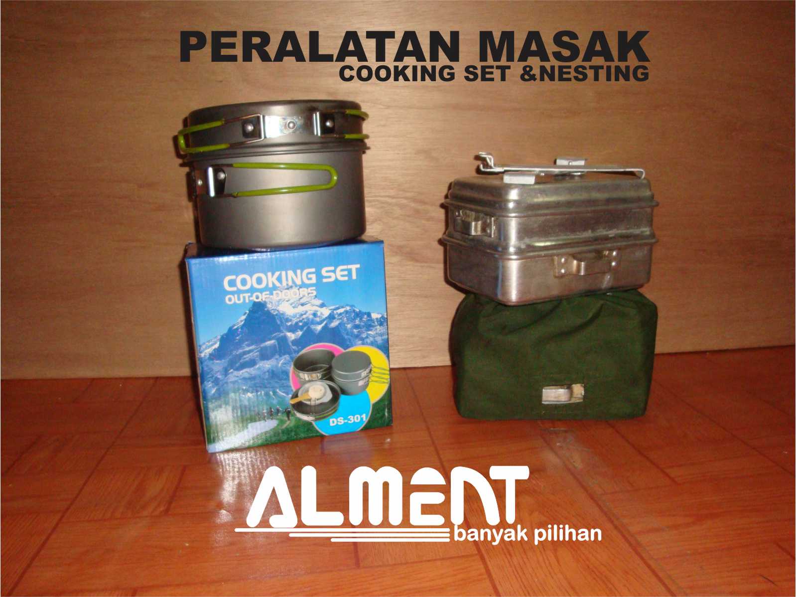 alat masak camping nasi 