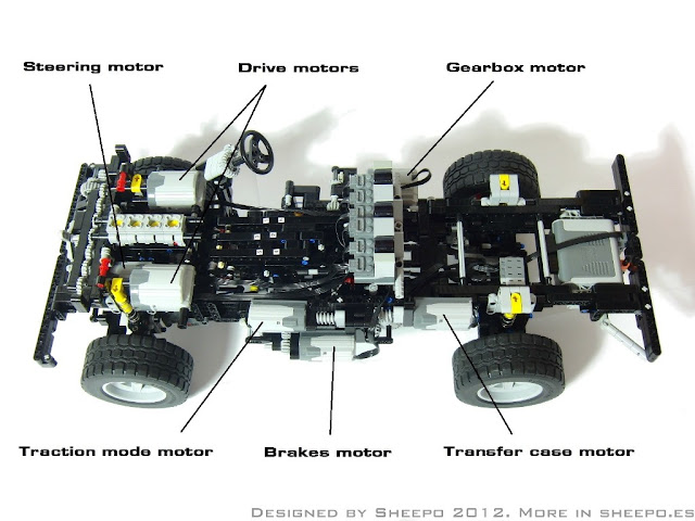 Land-rover Defender Lego Technic  -  4