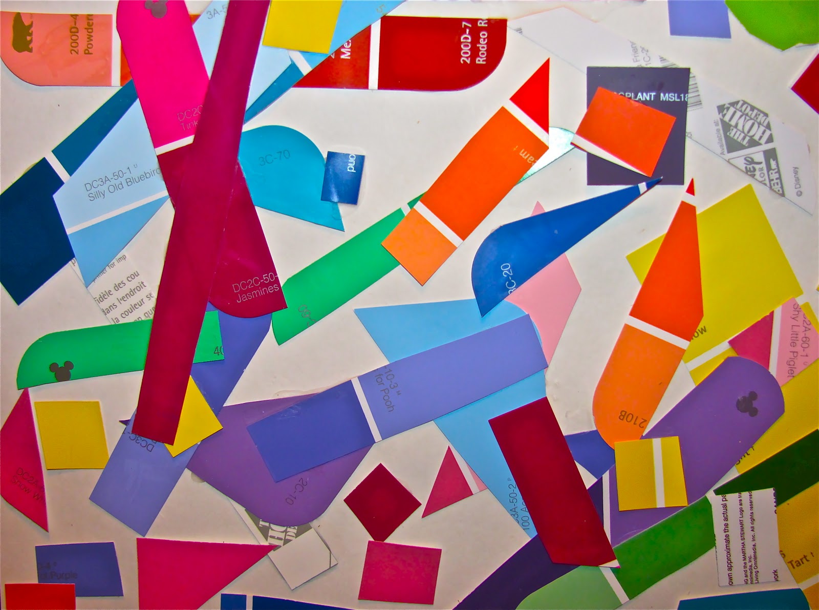 color chips paint
