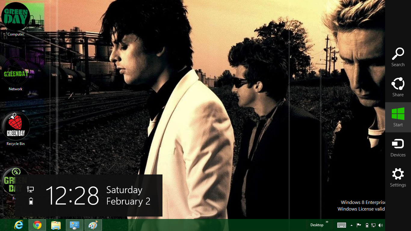Green Day Theme For Windows 8 Ouo Themes