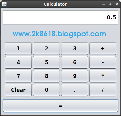 netbeans calculator swing java internet sourcecode programming lab web