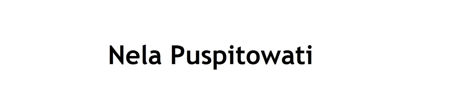 Nela Puspitowati