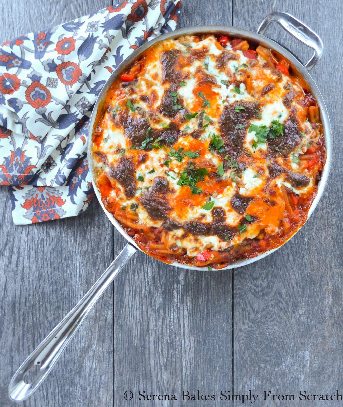 One Pot Lasagna Pasta Skillet Serena Bakes Simply From Scratch