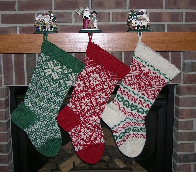 The Knitting Needle and the Damage Done: A Run of Christmas Stockings