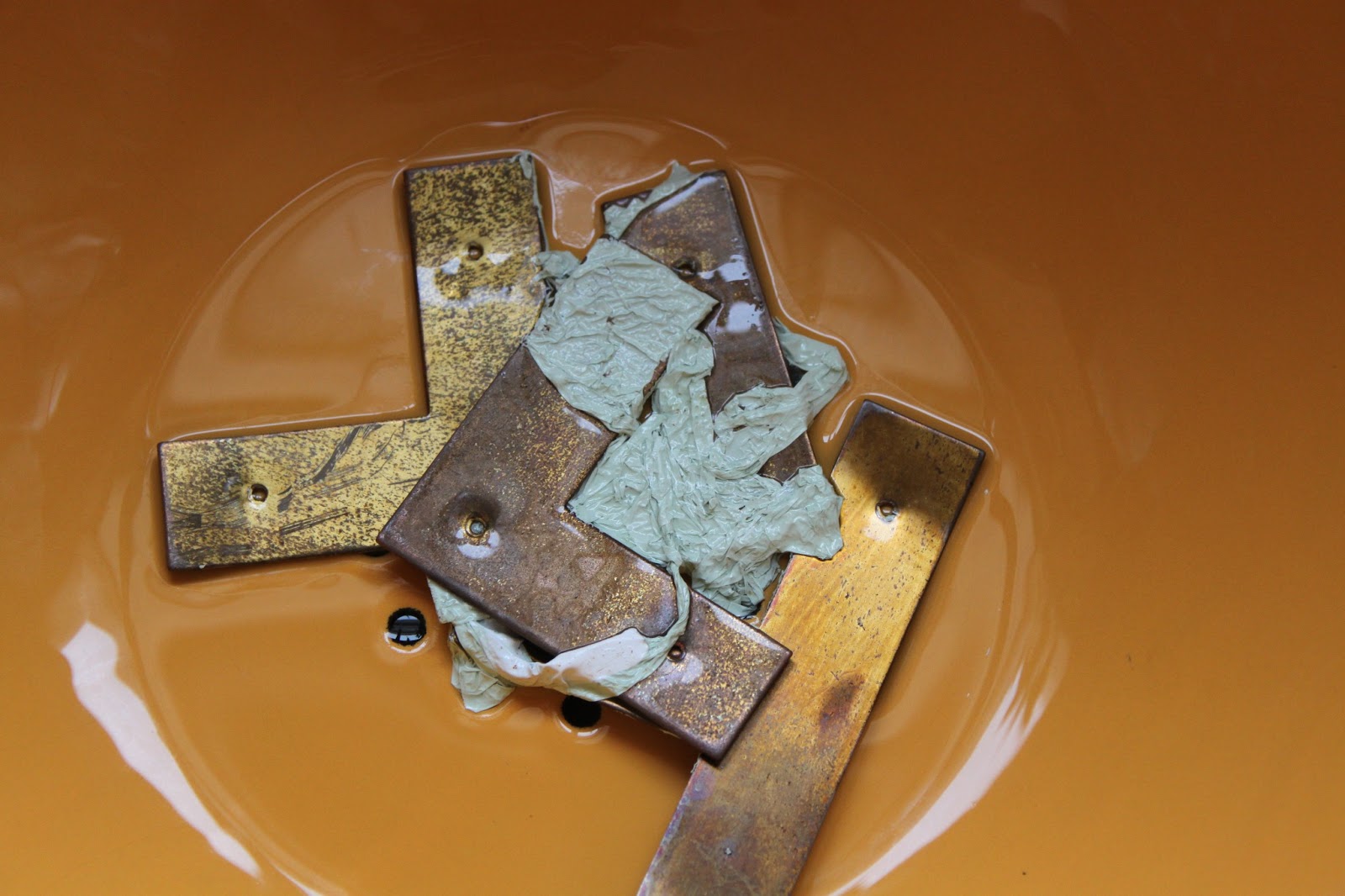 Chic and Awe How to Clean Brass Campaign Hardware