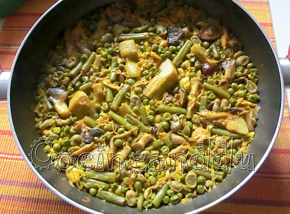 Cocineanddu Paella de Verduras