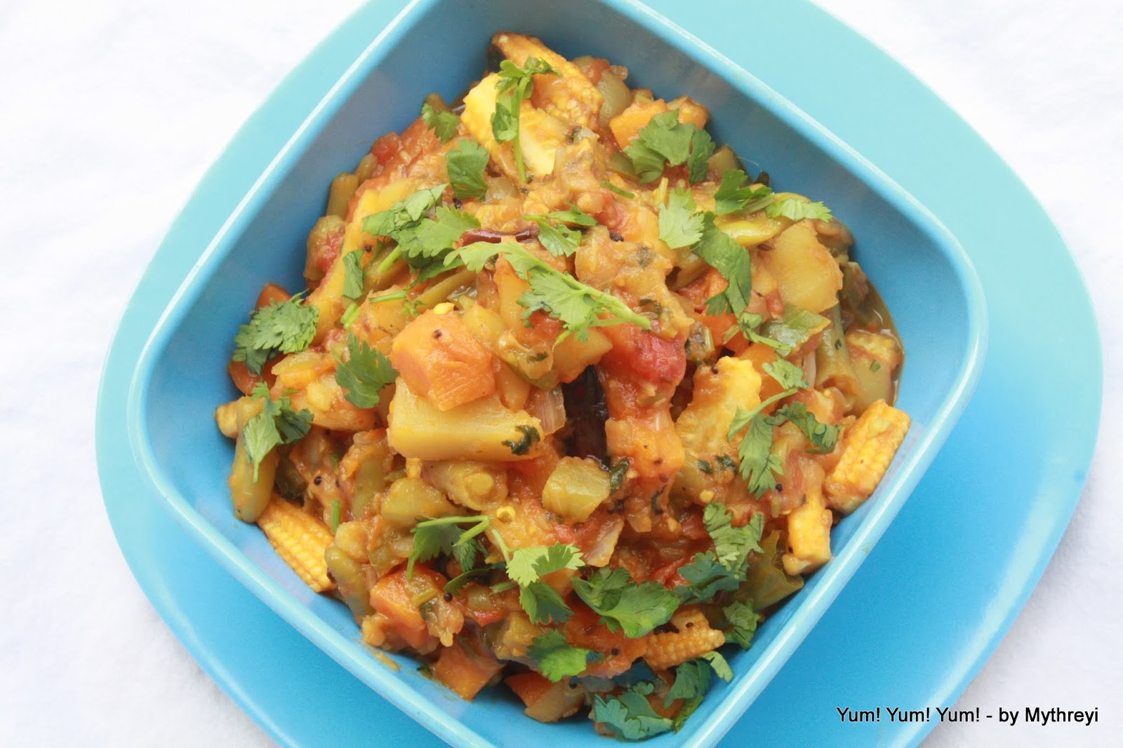 Yum! Yum! Yum! Everyday Mixed Veg Curry