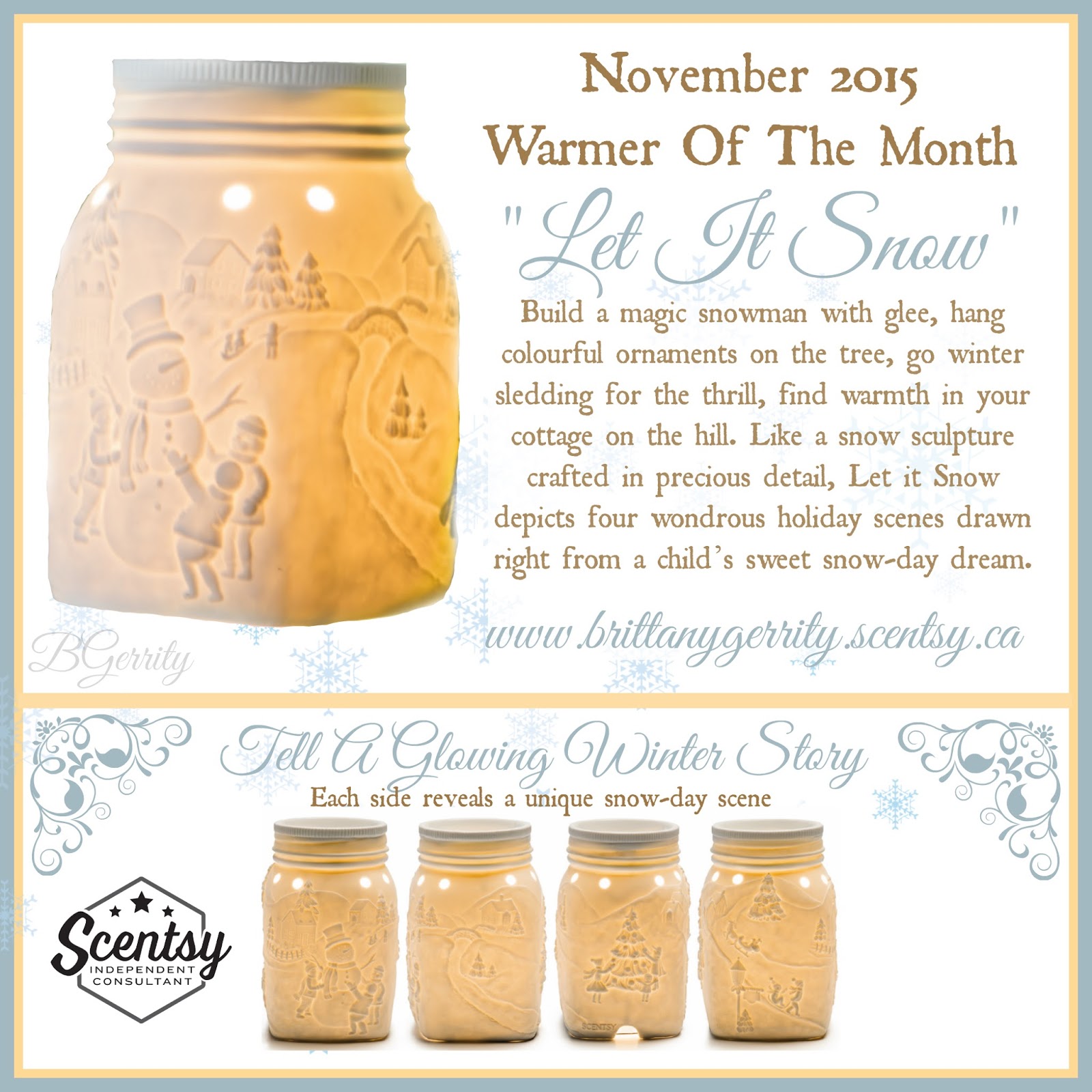 Talkin Scents 101 NOVEMBER Warmer & Scent Of The Month