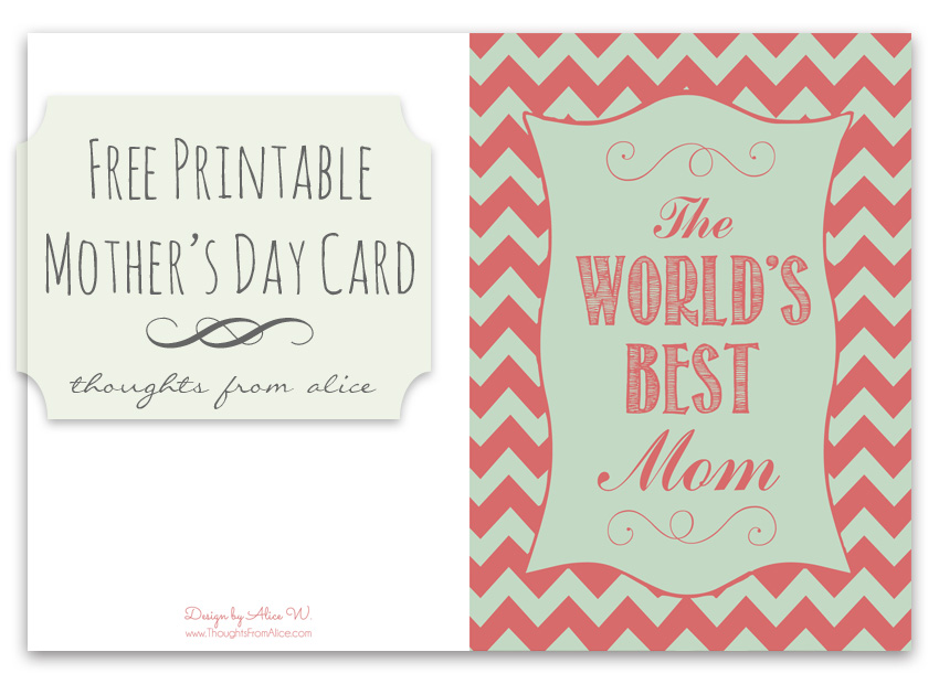 word mother s day card template