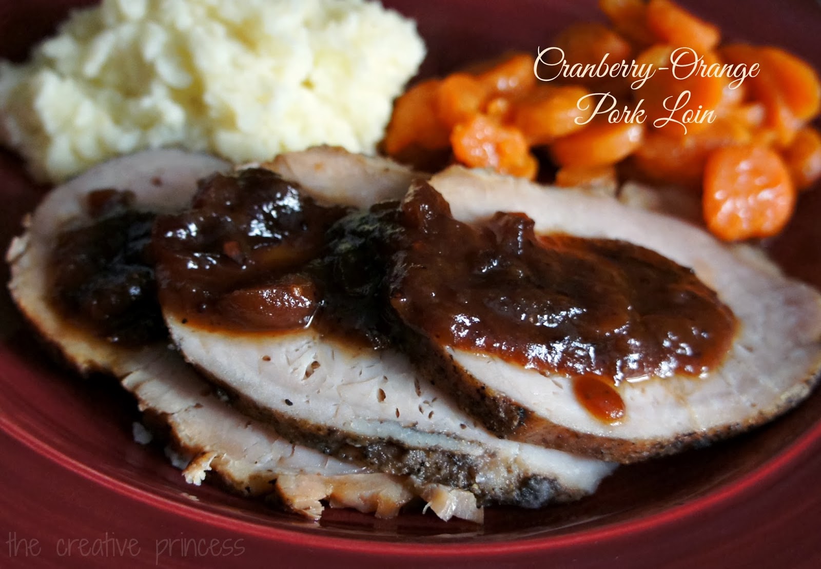 Slow Cooker CranberryOrange Pork Loin