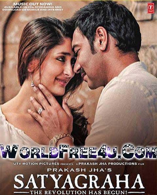Poster Of Bollywood Movie Satyagraha (2013) 300MB Compressed Small Size Pc Movie Free Download worldfree4u.com