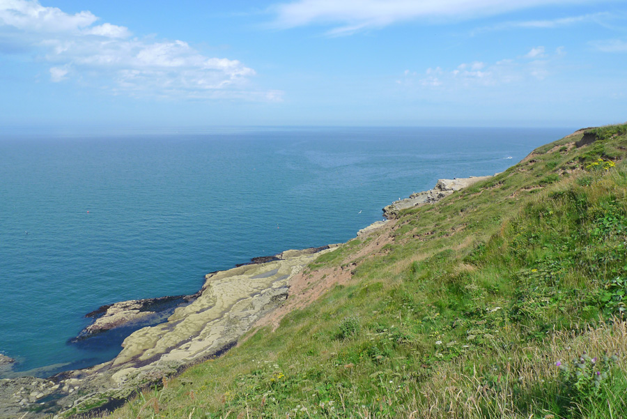 Simon and Karen Spavin Sea fishing at Filey Brigg