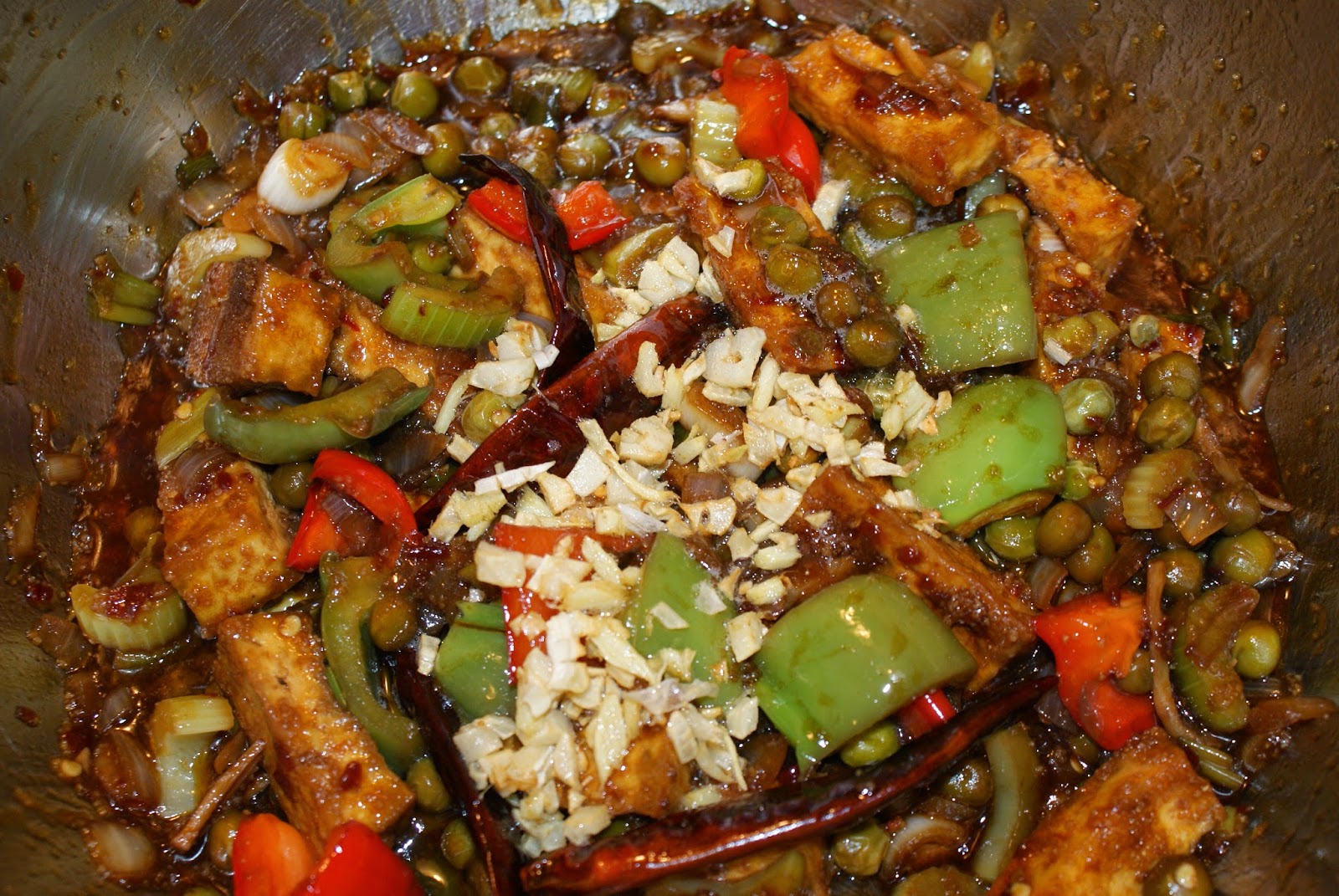 Nepali Tummy!! Nepali Style Tofu Chili Recipe!!