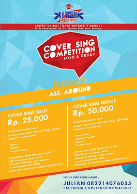 Event Lomba Cover Sing Jepang Terbaru Di Kota Bandung Tenshi No Matsuri japbandung-asia.blogspot.com