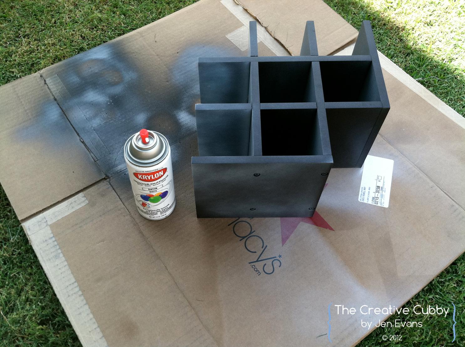 The Creative Cubby Wine Rack Yarn Holder