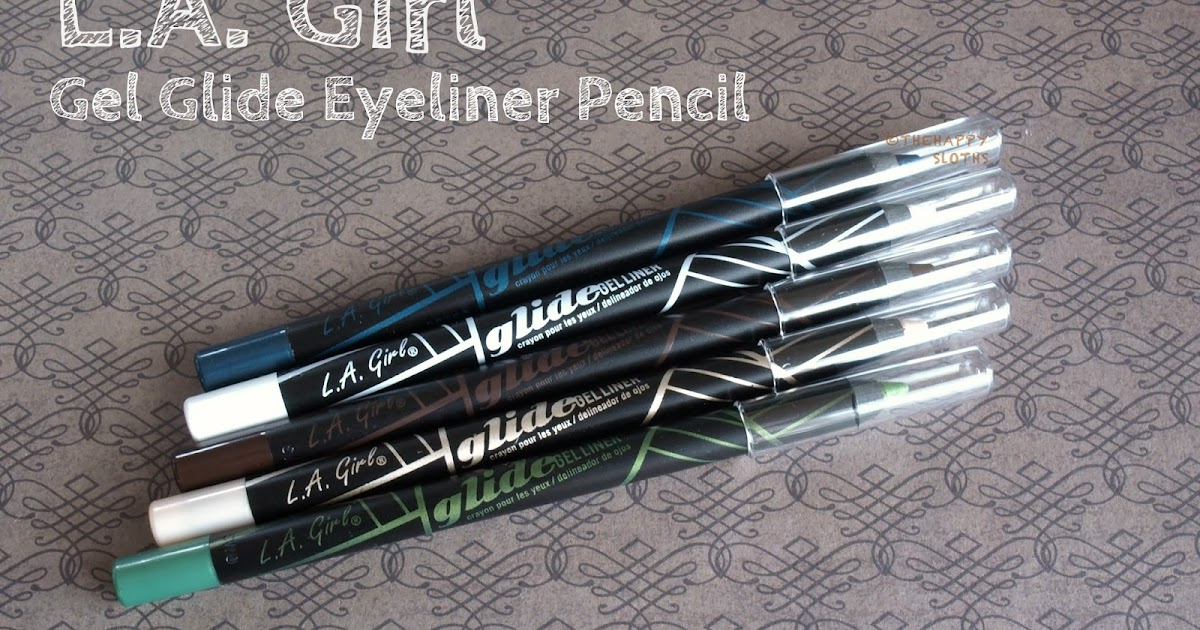 La Girl Line Art Matte Eyeliner Review : L a girl gel glide eyeliner pencils review and swatches