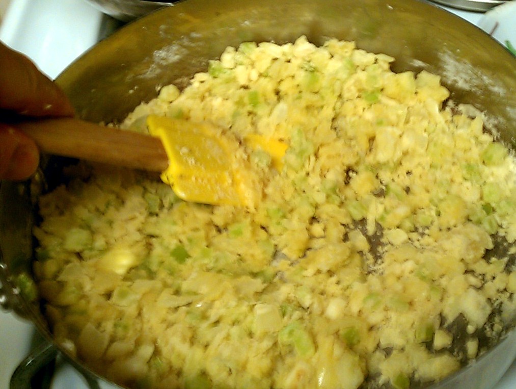 Kissing the Cook Baked Chicken Croquettes with Buttermilk White Sauce