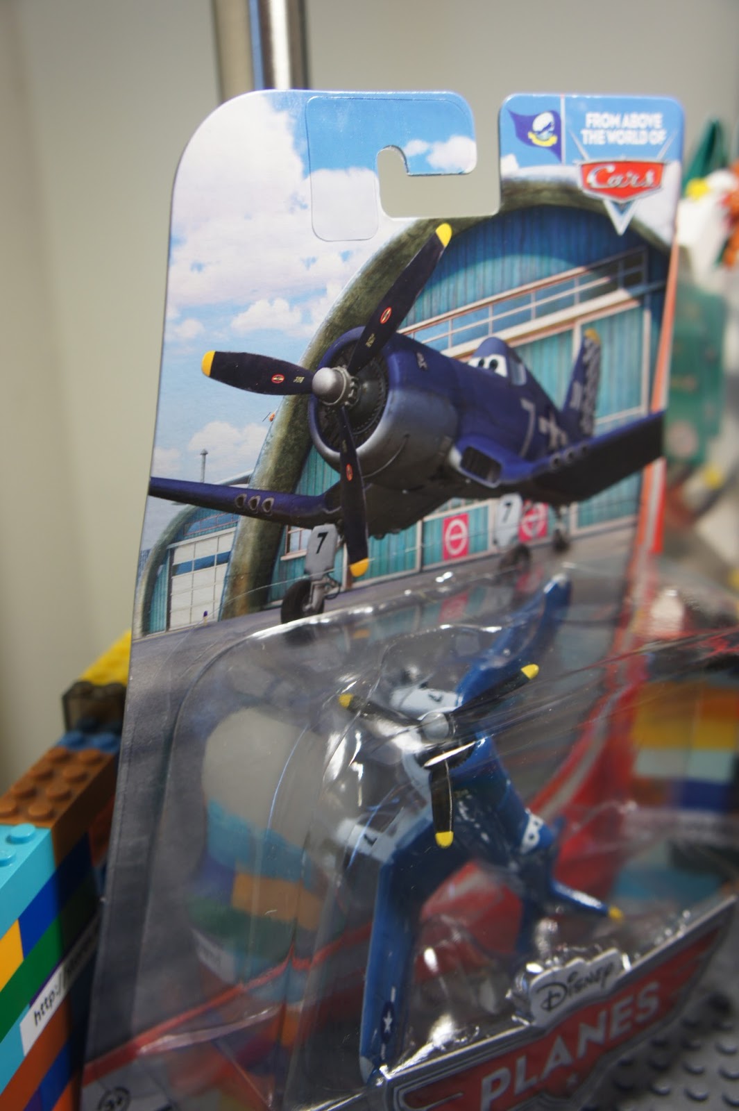 Disney Planes SKIPPER RILEY Diecast Navy Coirsair Jolly Wrenches Airplane