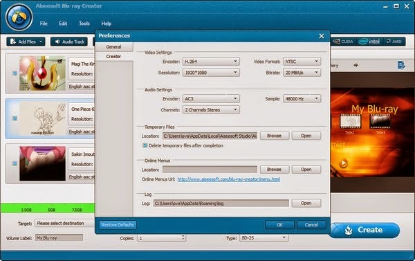 Download Aiseesoft Blu-ray Creator 1.0.8 Cracked Full Version