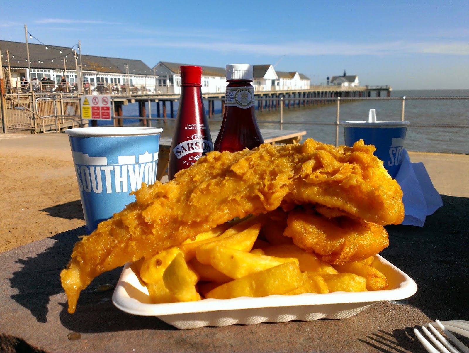 Image result for fish and chips sea