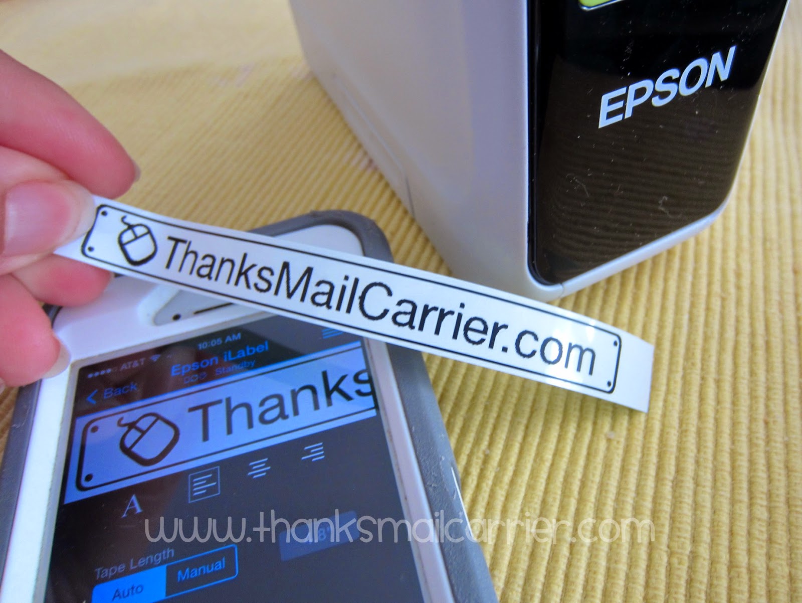 Thanks, Mail Carrier Epson LabelWorks LW600P AppEnabled Portable