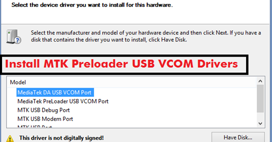 Mediatek Preloader Usb Vcom Port Driver Mediatek Preloader Usb Vcom Port Driver