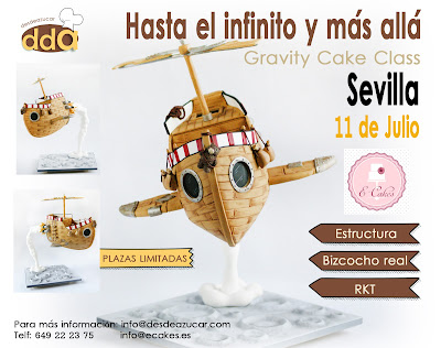 cursos, desdeazucar, tartas fondant, barco, barco fondant, tartas, fondant, avión, avión fondant, tarta suspendida, gravity, gravity cake, cakes, 