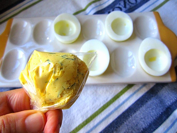 Deviled Eggs w/ Smoked Trout & Dill