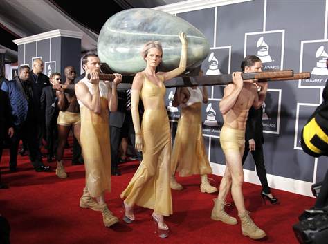 Lady Gaga Grammys 2011 Egg