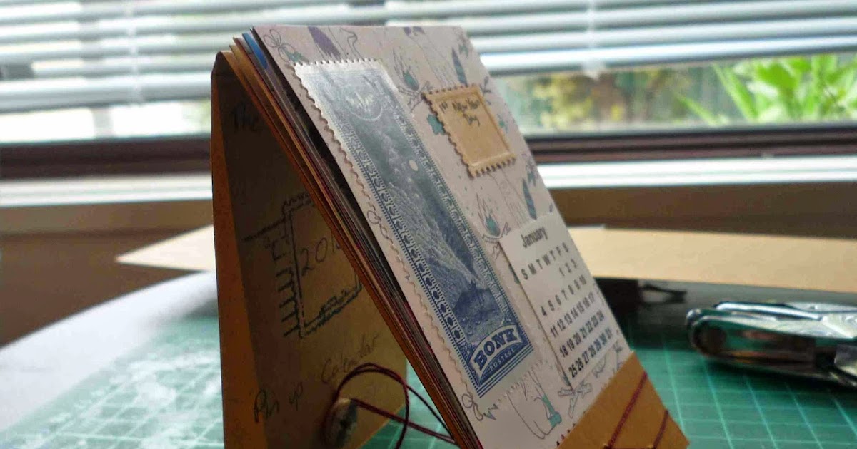 The Geeky Goblin Small monthly desk calendar