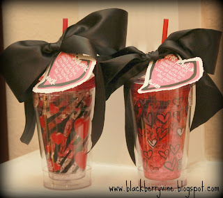 The Blackberry Vine: Valentine Treat Cup for Teacher