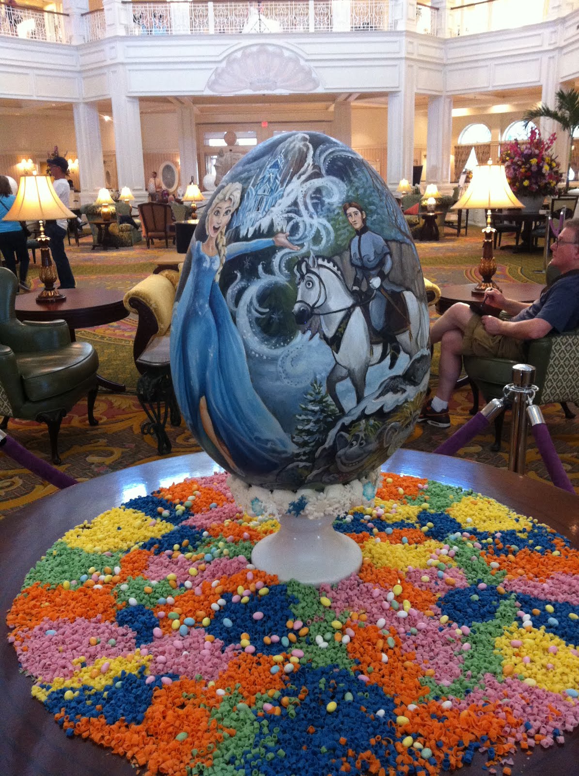 It's Now or Never GRAND Chocolate Easter Eggs at the Grand Floridian! 2016