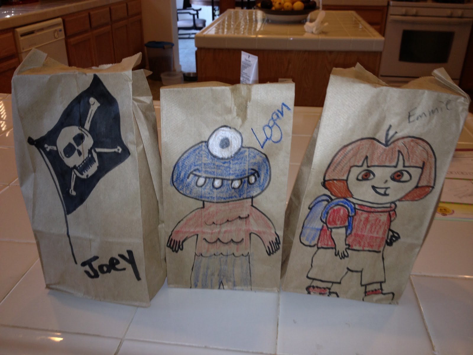 Blended. Shaken. And Stirred. Daddy's Lunch Bag Art 1st Grade So Far