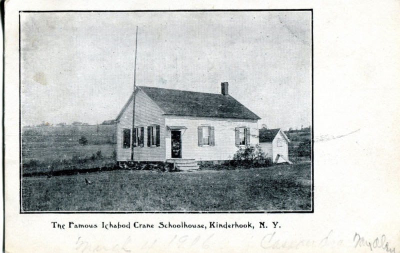 Old Pictures of Columbia County NY The Famous Ichabod Crane Schoolhouse, Kinderhook NY
