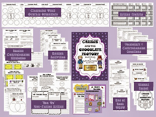http://www.teacherspayteachers.com/Product/Charlie-and-the-Chocolate-Factory-Book-Study-Activity-Packet-492587