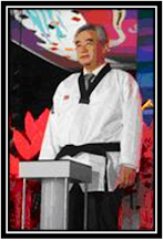 WTF PRESIDENT IN TAEKWONDO DOBOK