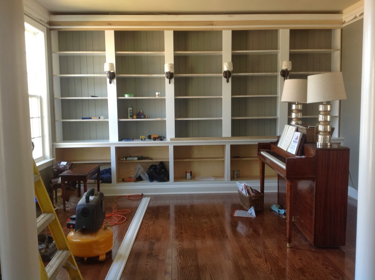 Right up my alley How We Built Our Library Bookshelves