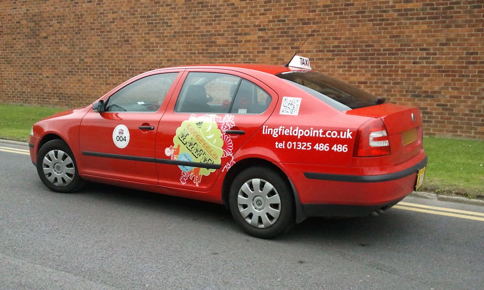 The Green I Signs Blog Lingfield Point Taxi No 03 Graphics