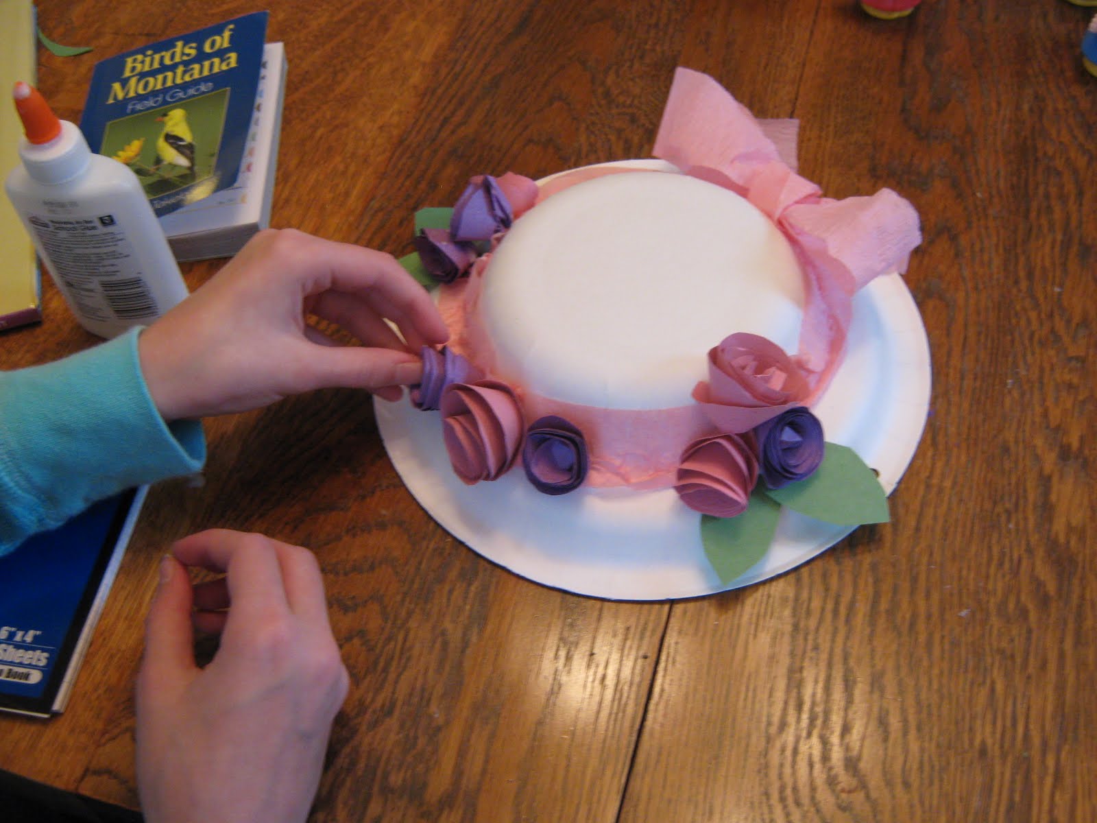 Almost Unschoolers Paper Plate Millinery Easter for Children