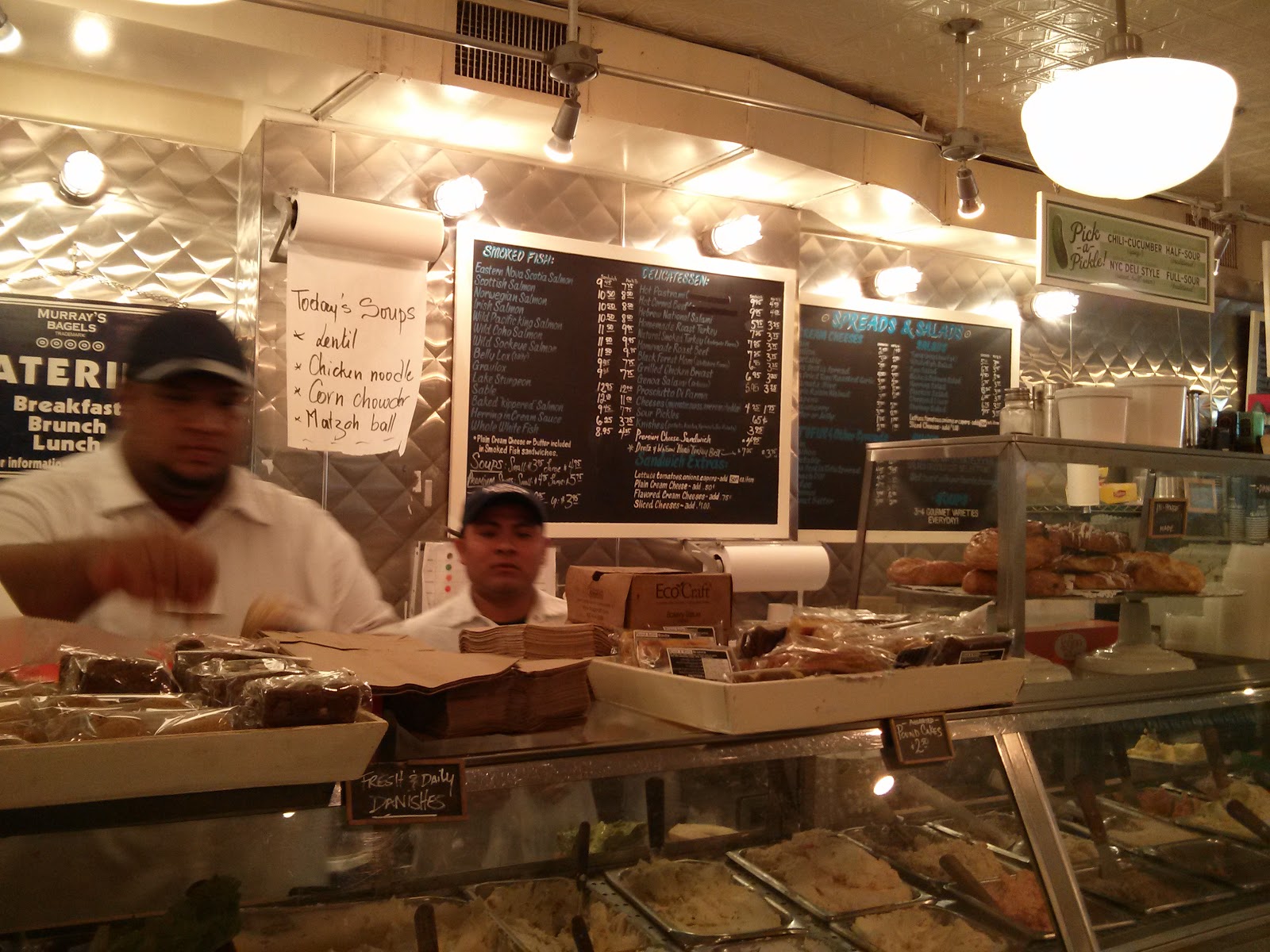 Goth Gourmande Review Murray's Bagels, Chelsea