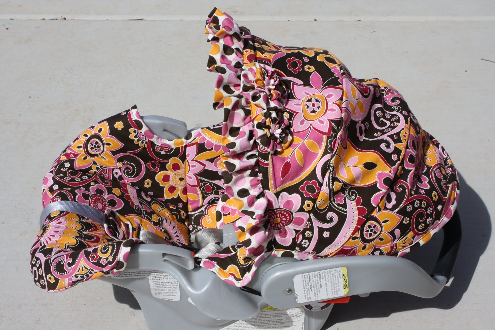 which craft Flowers and Polka Dots Car Seat