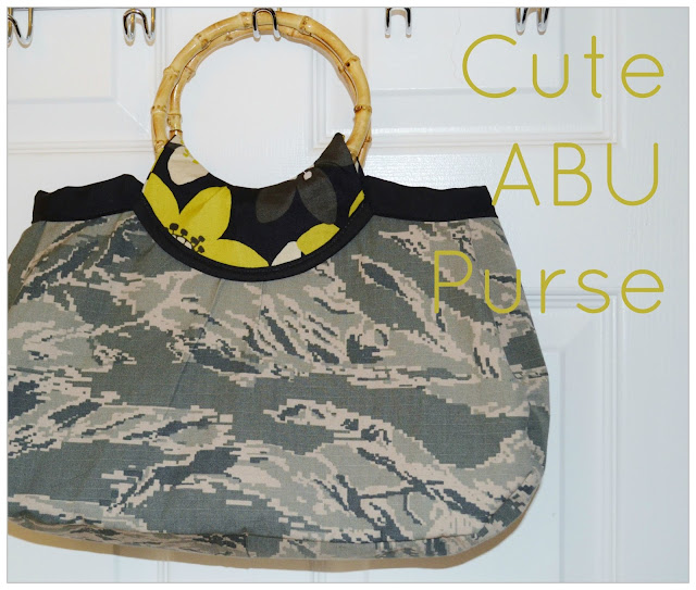Over The Apple Tree Military Wife Purse From ABU Shirt