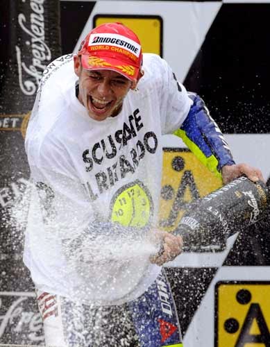 VALENTINO ROSSI Octavo título mundial 2008