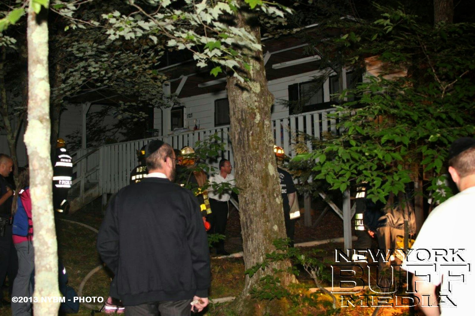 New York Buff Media Fire Damages A Bungalow In Woodridge