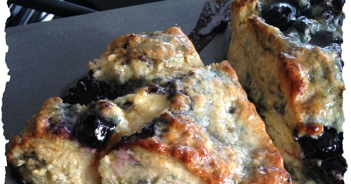 Life's Simple Measures BlackberryBlueberry Scones with HoneyButter Glaze