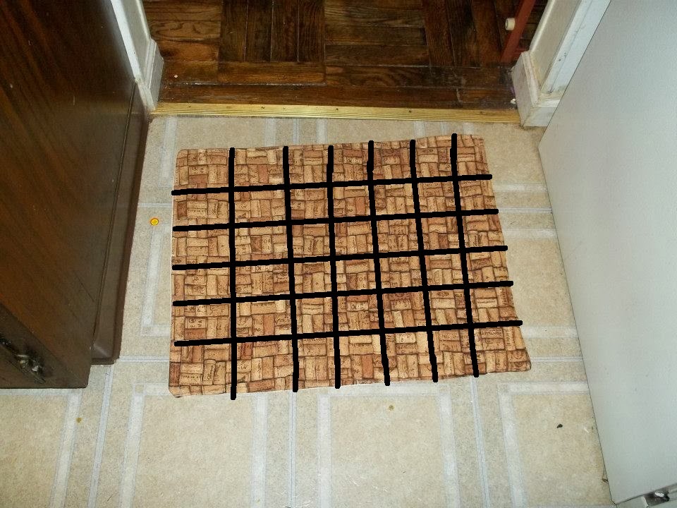 One Brown Mom DIY Washable Doggie Pee Pee Pad/ Doggie Door Mat