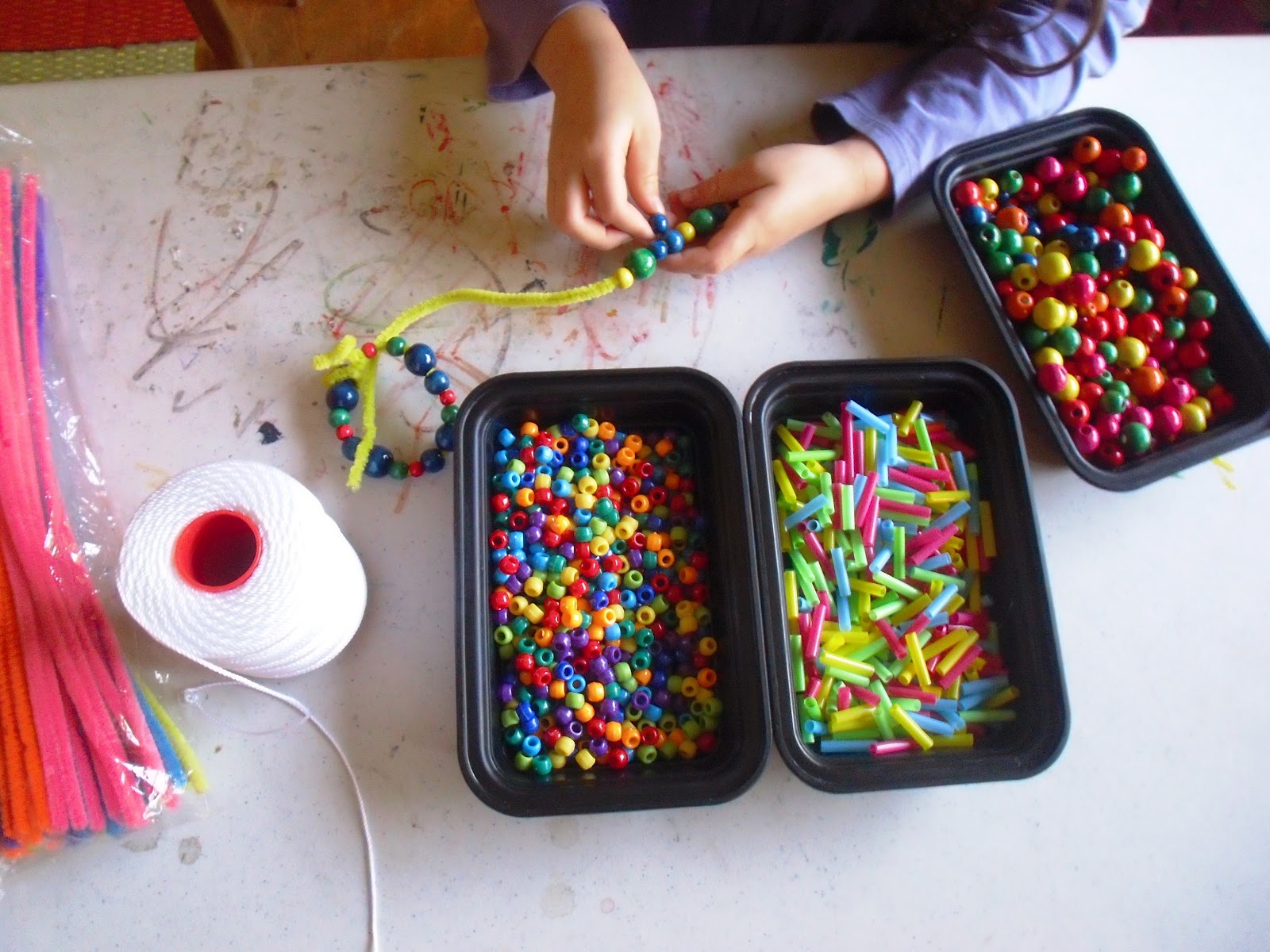 The Map is Not the Territory Beading Attributes Pattern, Color, Shape